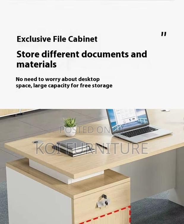 Office Desk; Generecee 1.2 Meters Executive Desk - thumbnail 4