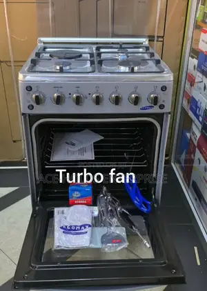 Ecomax Standing Cooker 60×60 3g + 1e Electric Oven + Rotisserie
