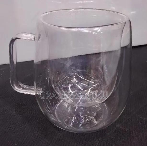 * Transparent Double Wall Mug Heat-Resistant*
*Capacity: 350ml