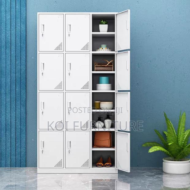 Office Cabinet; 12 Lockers Venneter Office Cabinet - main view