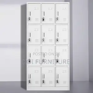 Office Cabinet; 12 Lockers Venneter Office Cabinet
