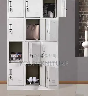 Office Cabinet; 12 Lockers Venneter Office Cabinet