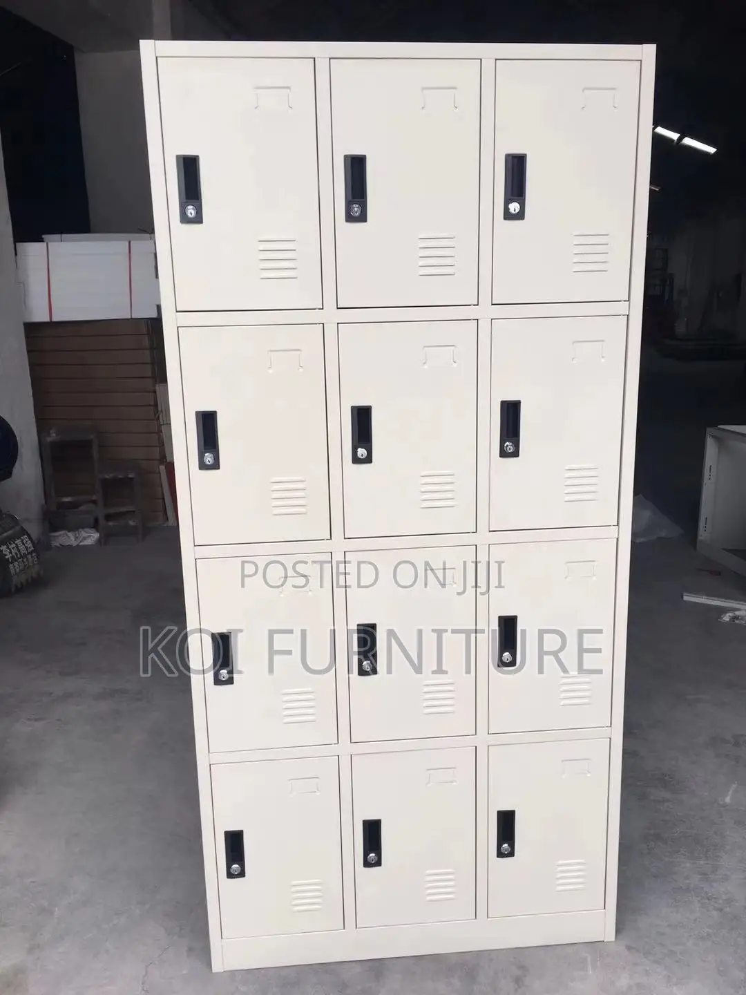 Office Cabinet; 12 Lockers Venneter Office Cabinet
