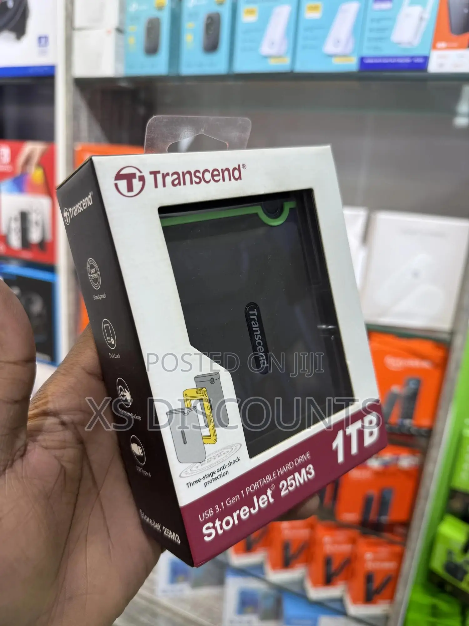 Transcend 1tb External Hard Disk (Portable)
