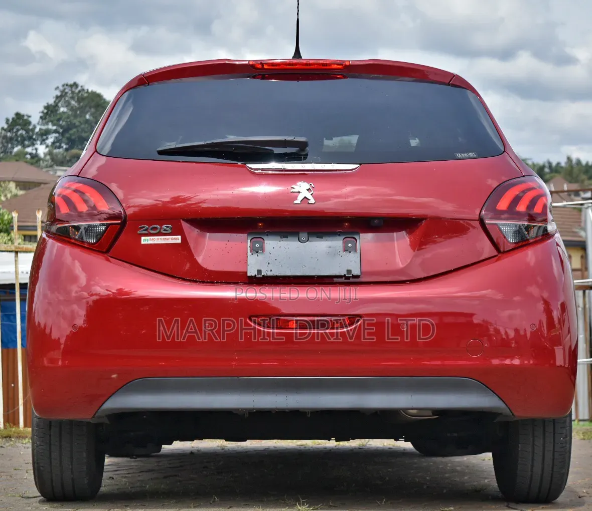 Peugeot 208 2019 Red