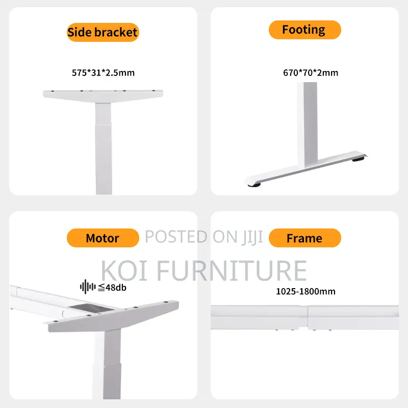 Office Dek; 1.2 Meters Noovade Adjustable Desk