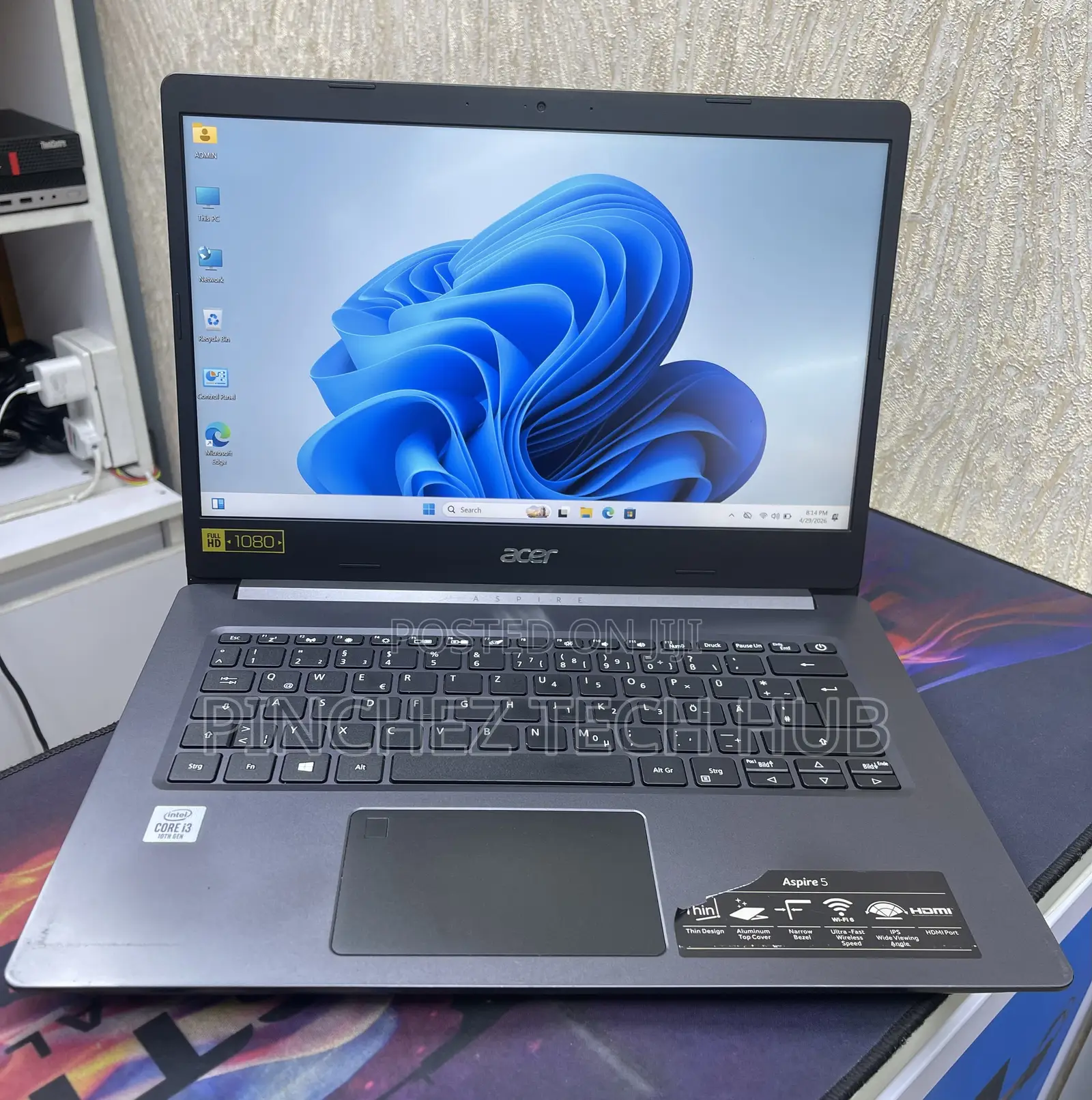 Laptop Acer Aspire 5 8GB Intel Core i3 SSD 256GB