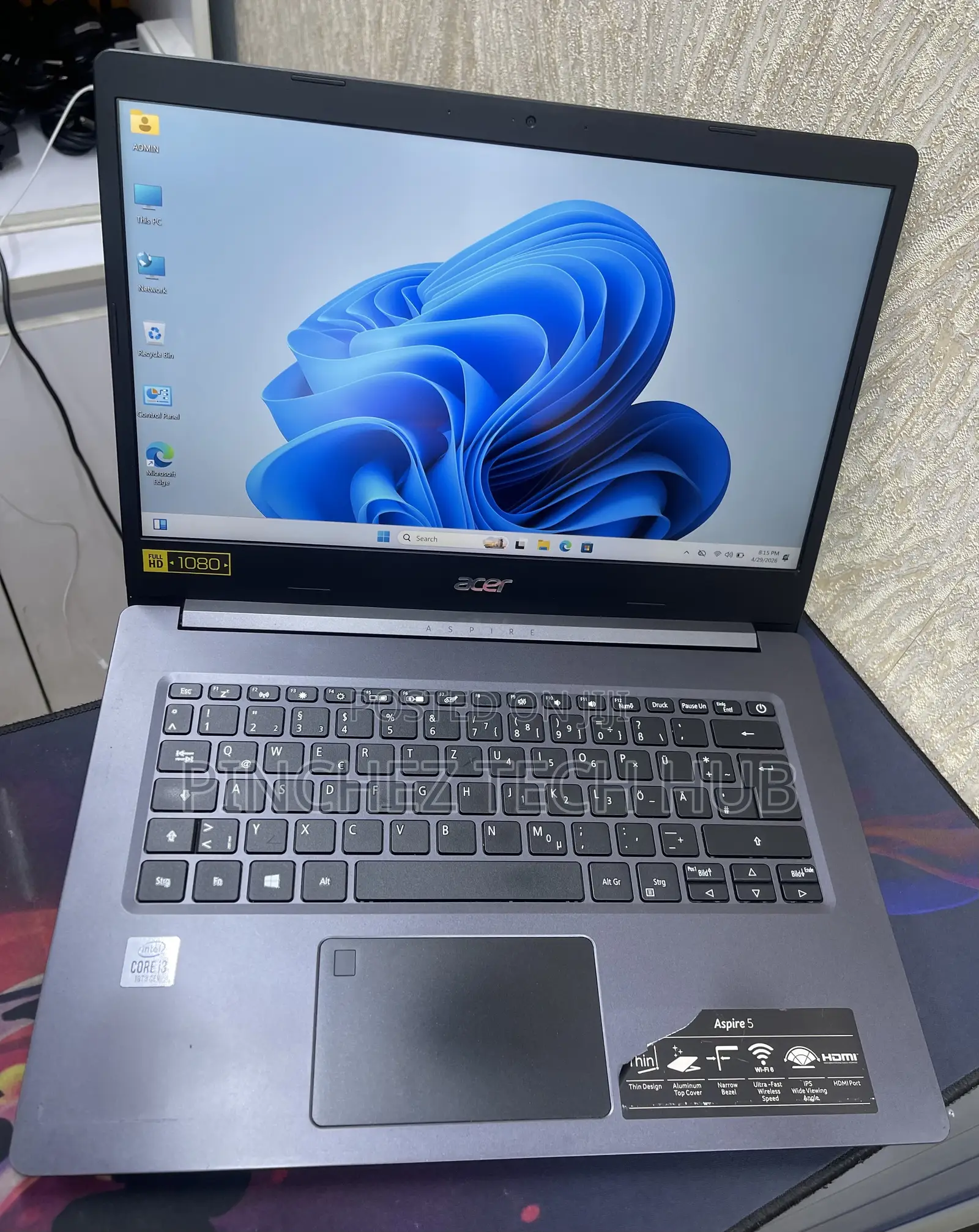 Laptop Acer Aspire 5 8GB Intel Core i3 SSD 256GB