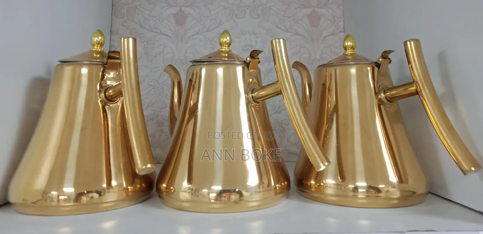 2 LTRS Stainless Steel Kettle 
(Gold)