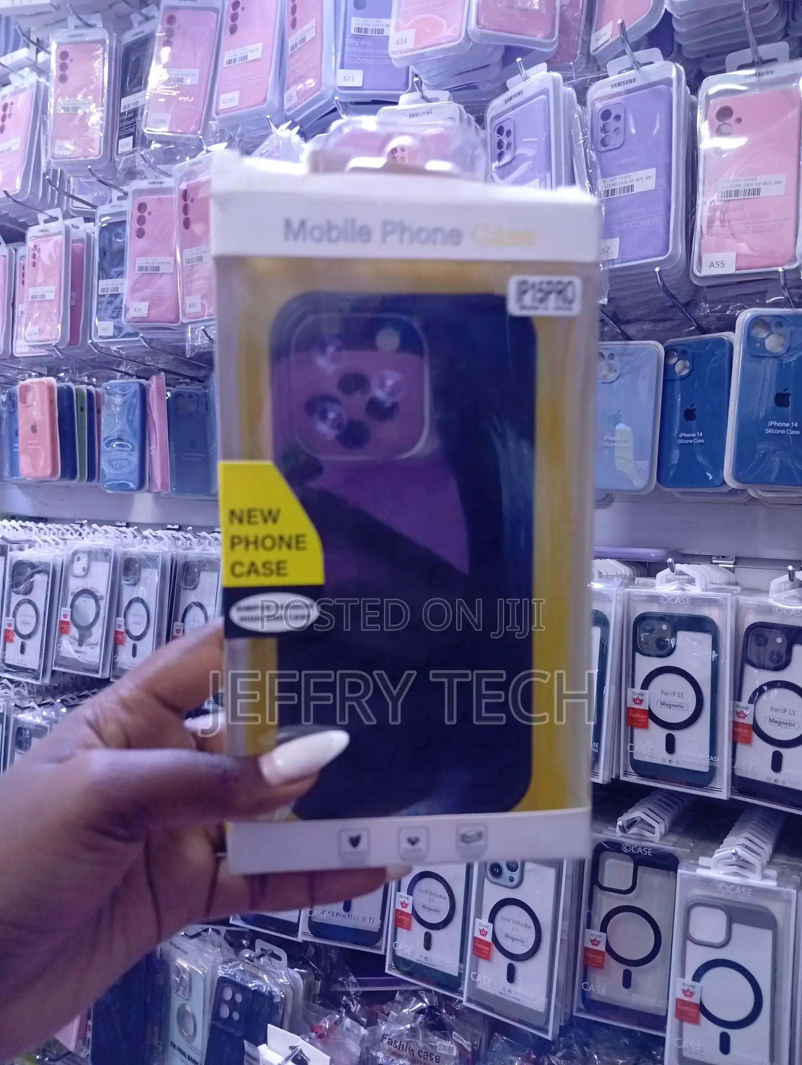 Dolod Clear Cover iPhone 14 Pro - Purple - Newtech Mobile .