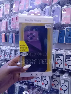 Dolod Clear Cover iPhone 14 Pro - Purple - Newtech Mobile .