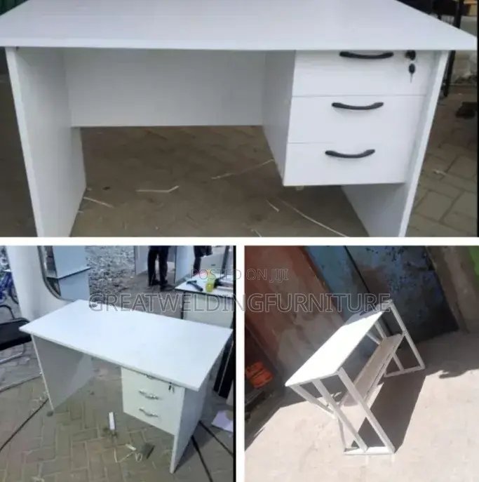 White Office Desk