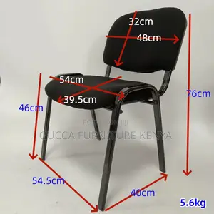 Armless Fabric Guest Tosca Office Seat