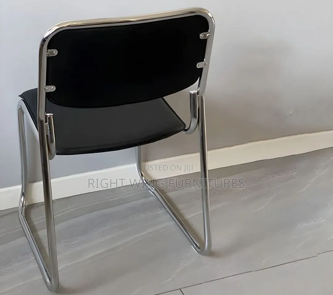 Chrome Visitors Chair With Cantilever Frame