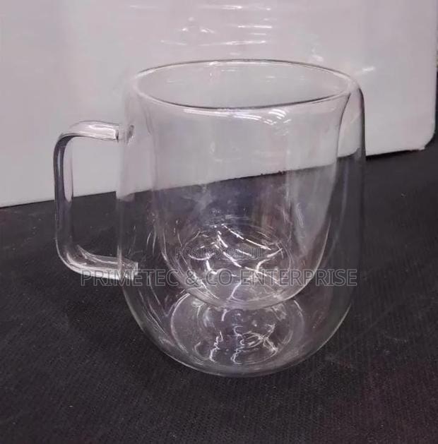 Transparent Double Wall Mug Heat-Resistant - thumbnail 3