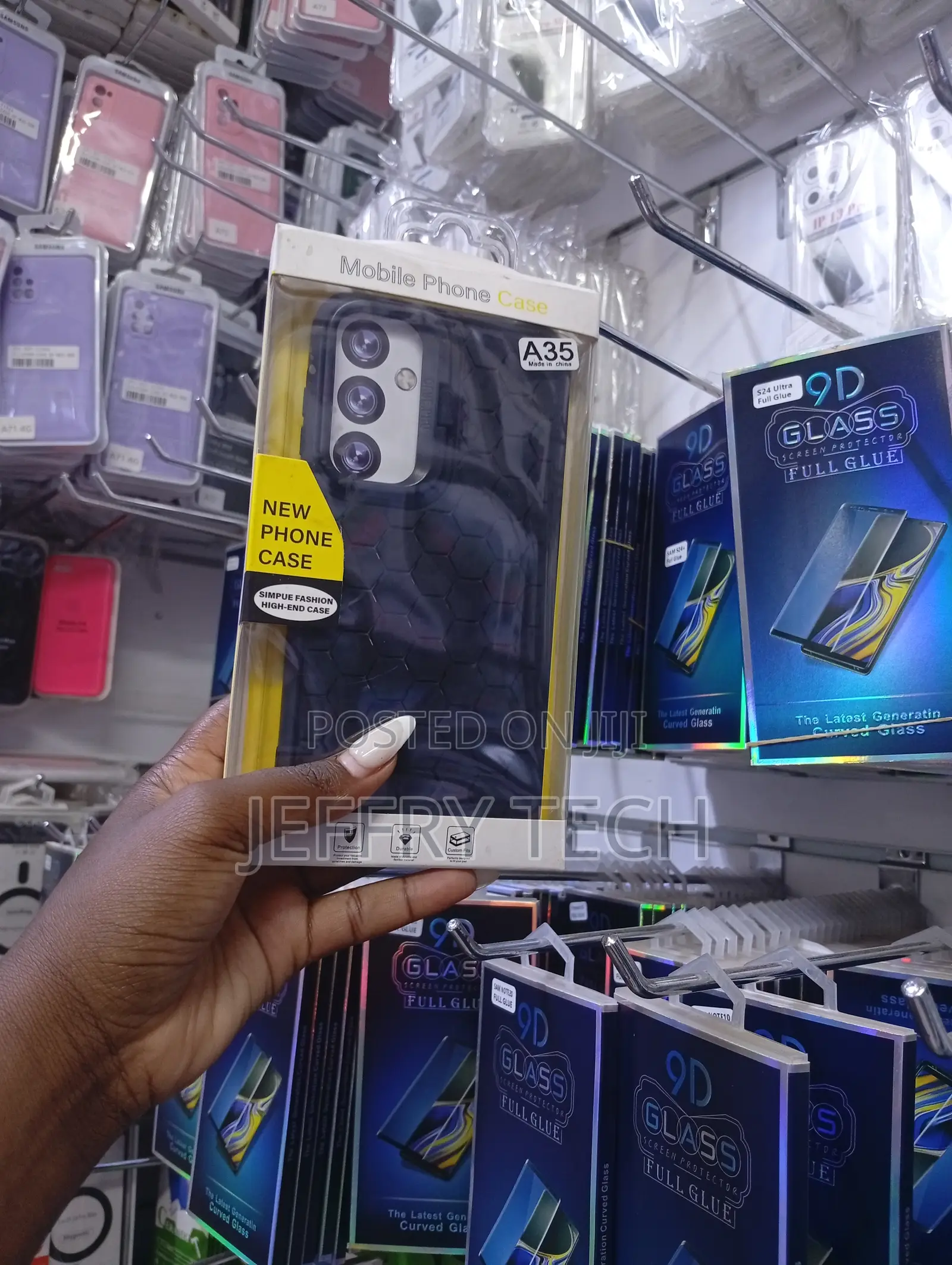 Honeycomb Case for Samsung Galaxy A35 Shockproof Cover