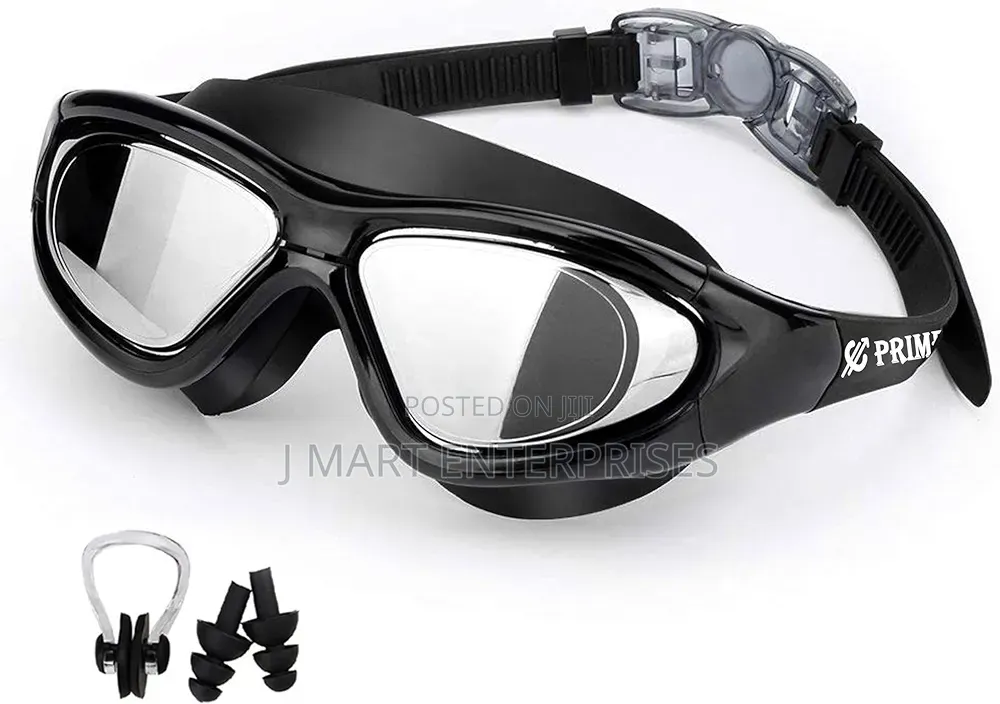 Competition Swim Goggles Adults, Teens With Swimming Cap