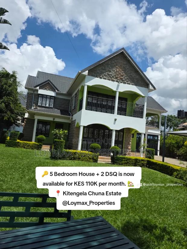 5bdrm Maisonette in Chuna Estate, Kitengela for rent