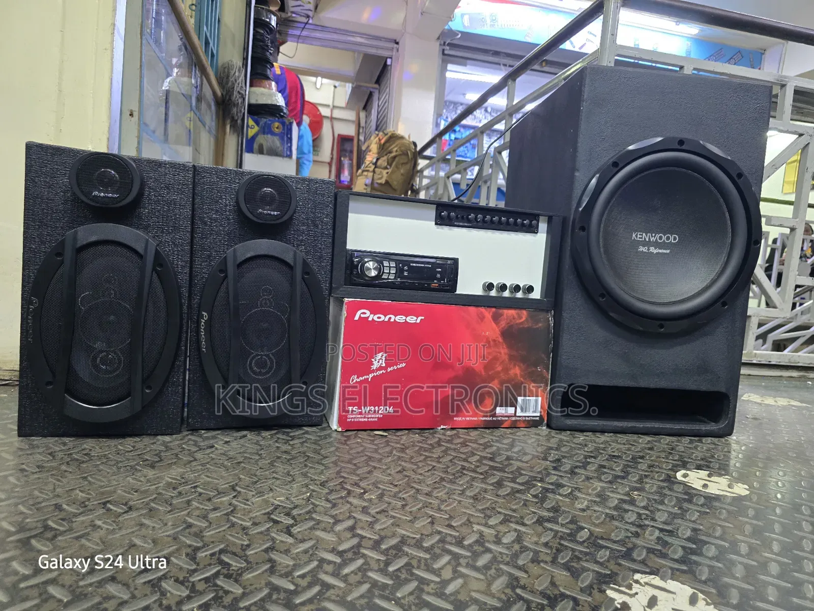 Home Amplifier With Car Radio.