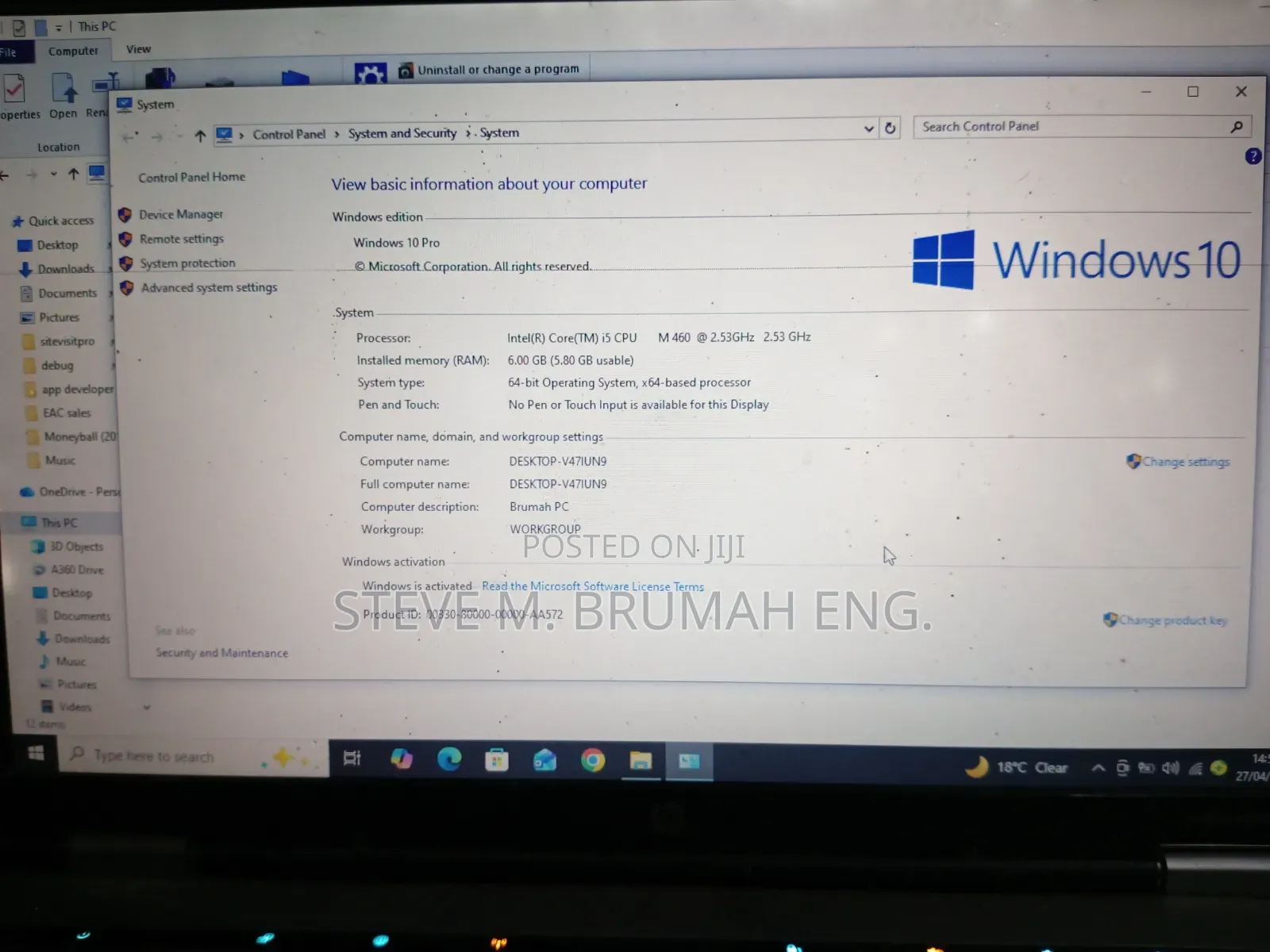 Laptop HP ProBook 6550B 6GB Intel Core i5 HDD 500GB