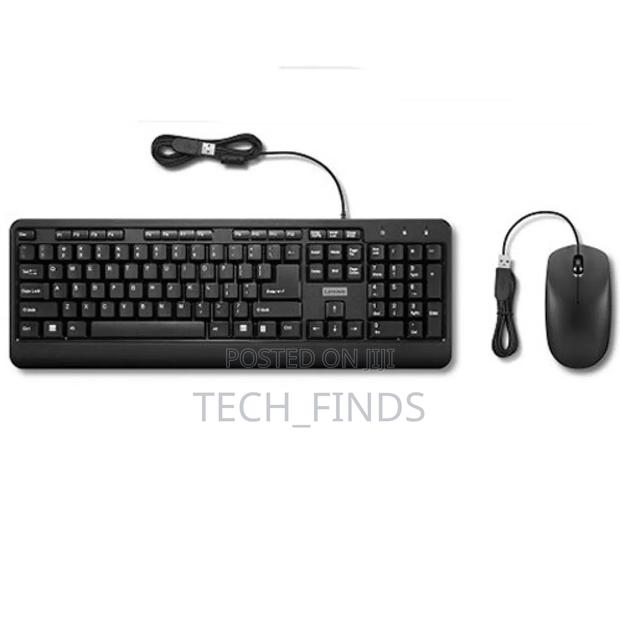 Lenovo 160 Wired Keyboard Mouse Combo - thumbnail 2