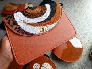African Beaded Leather Bags