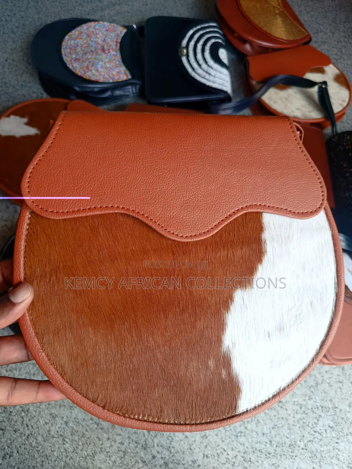 African Beaded Leather Bags