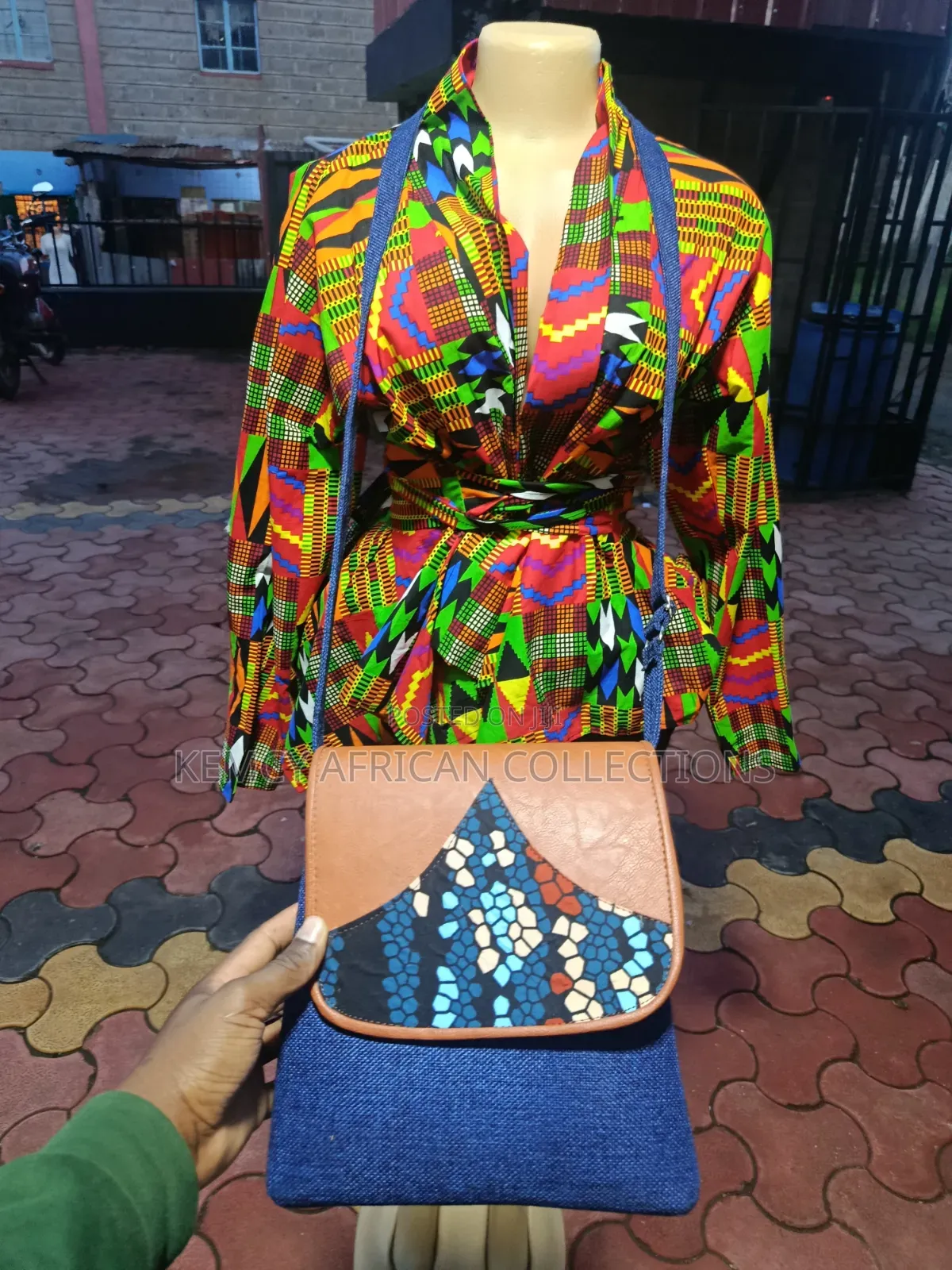 African Beaded Leather Bags
