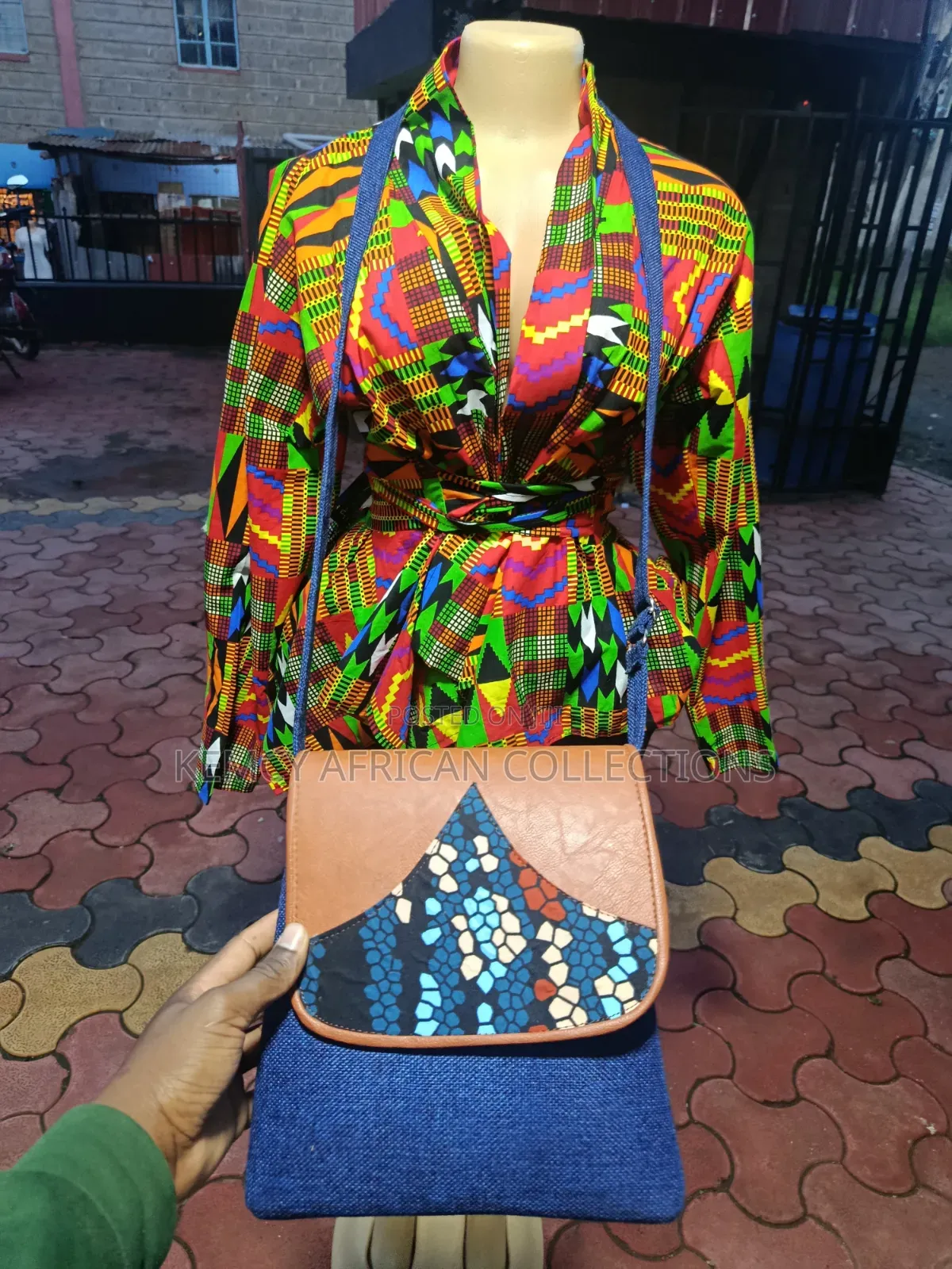 African Beaded Leather Bags