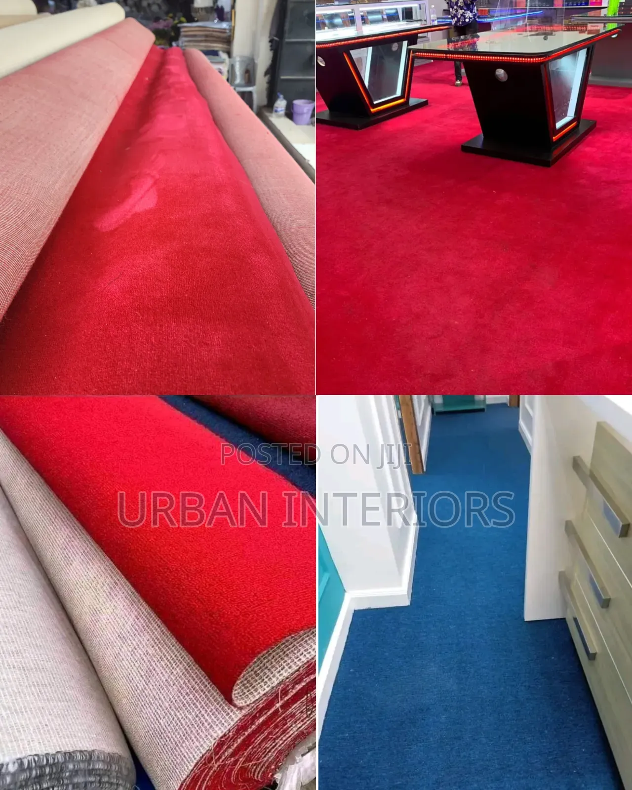 Red Blue Carpet Red Blue Carpet in Small Rolls Hensy