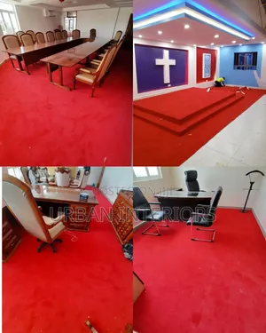 Red Office Church Carpet Red Office Church Carpet for Small Stairs