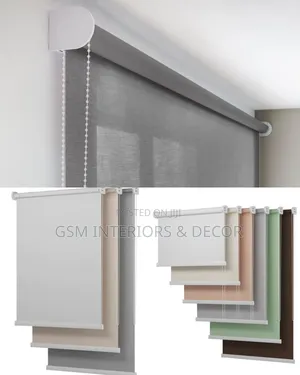 Sunscreen Window Blinds With Pulley