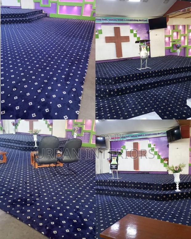 Blue Executive Carpet Blue Executive Carpet 12mm Thickness