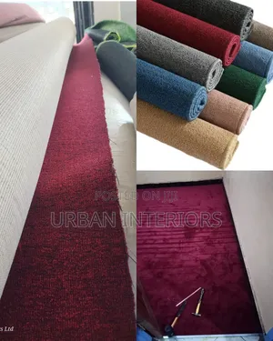 Modern Carpets Modern Carpets Dark Maroon