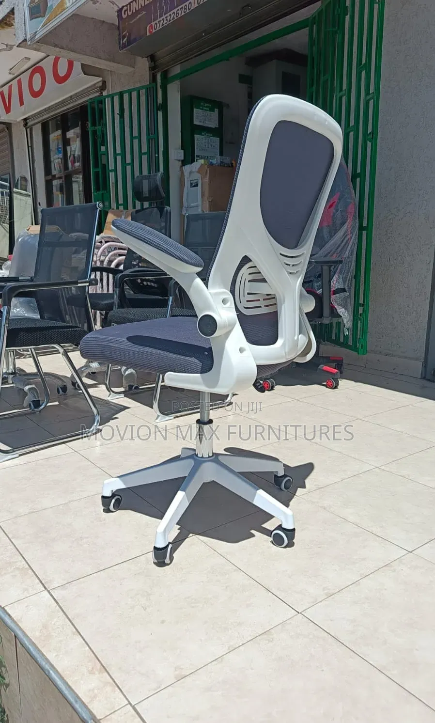 White Adjustable Office Chair