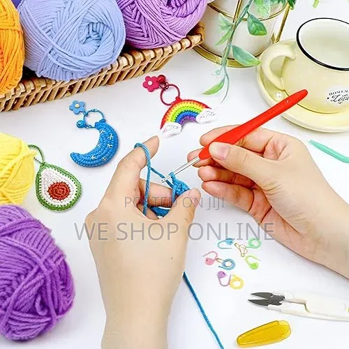 113 Piece Crochet Kit With Yarn Set