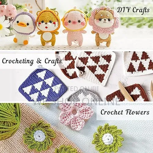 113 Piece Crochet Kit With Yarn Set