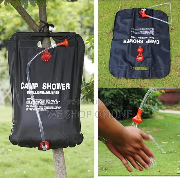 20ltr Solar Camping Water Bag With Detachable Shower Hose and Nozzle - thumbnail 4