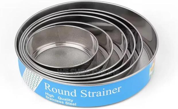 Fine Mesh Sieve, 6 Piece Professional Flour Sifter for Baking