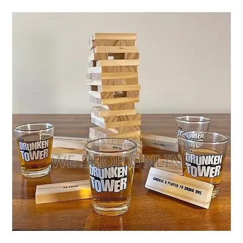 Jenga Drunken Tower, Party Drinking Game