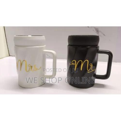 Fancy Couple Cups Branded Mr/Mrs King/Queen Capacity Range 380 - 440ml
