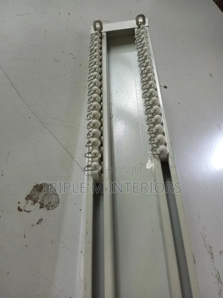 Modern Aluminum Double Track | 6m, Perfect for Large Windows