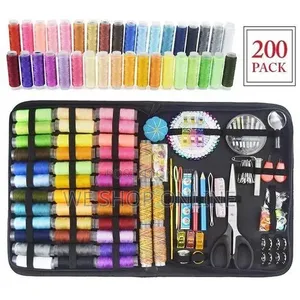 200 Pieces Portable Household Sewing Box Set