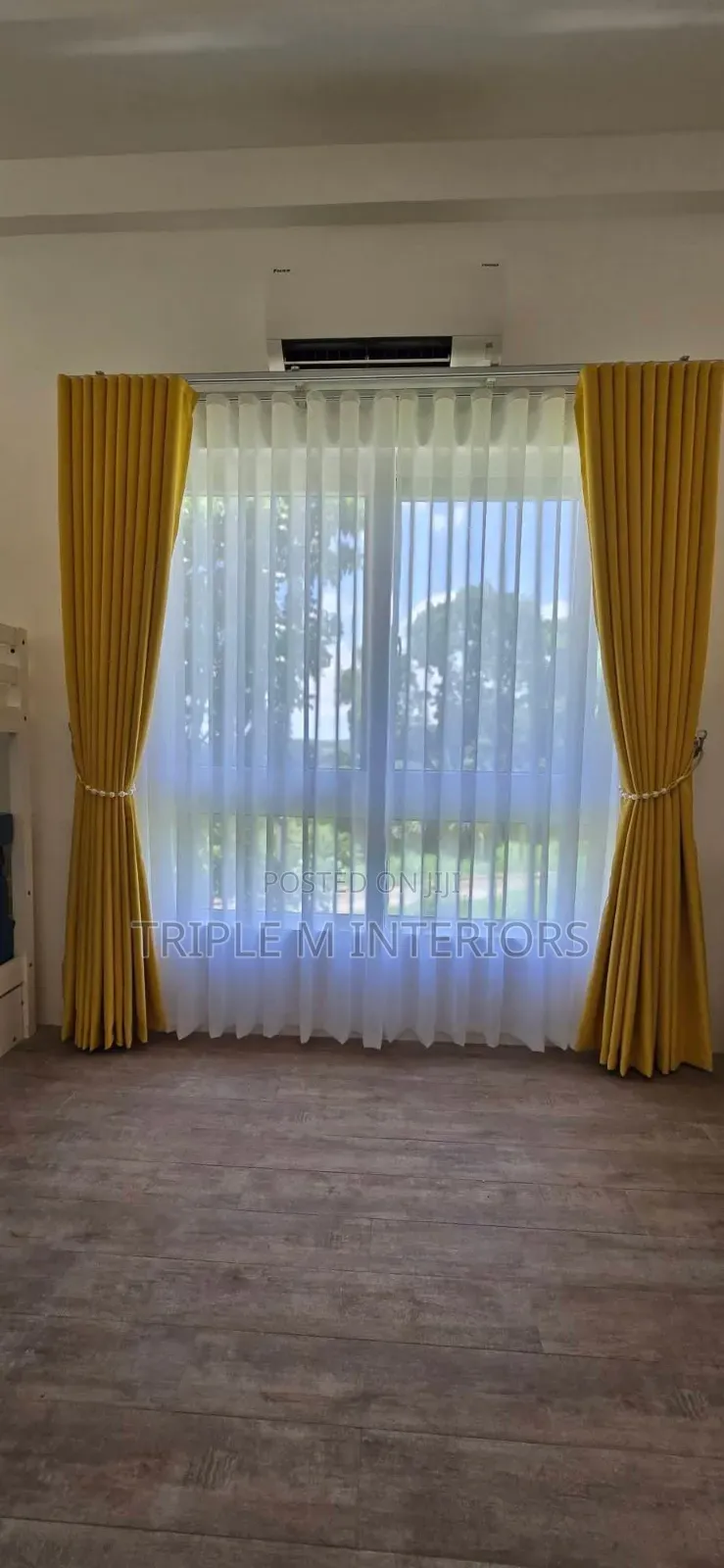 Sungold Mustard Blackout Window Drapes