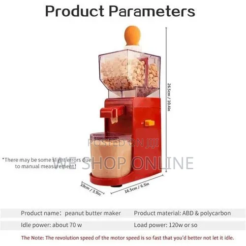 500ml Mini Peanut Butter Maker