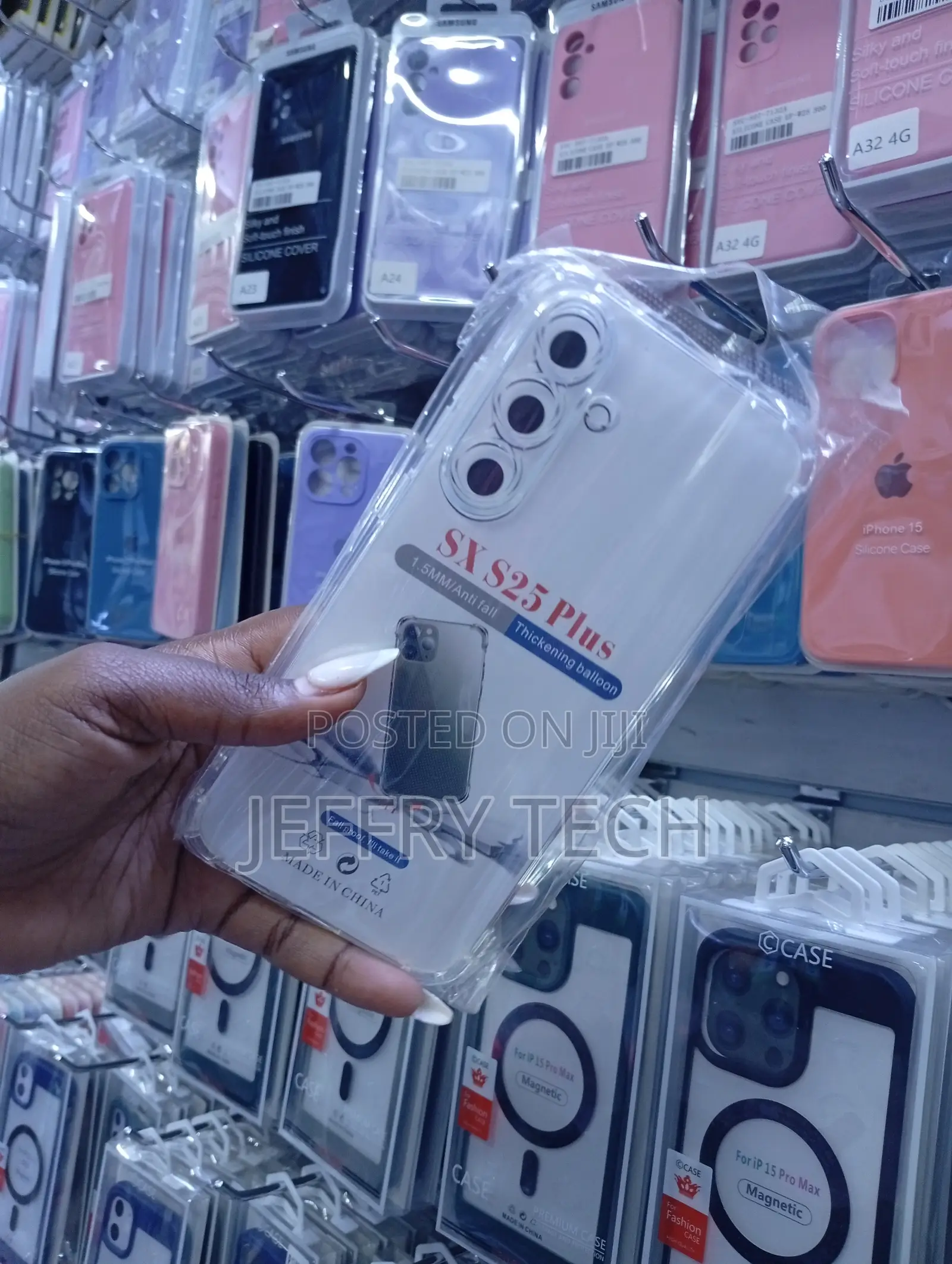 For Samsung Galaxy S25 Plus Silicone Airbag Cover Shockproof .