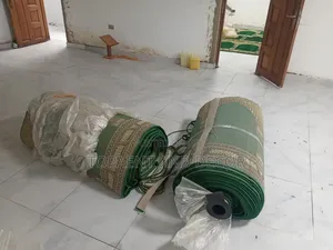 Green Patterned Mosques Floor Carpets