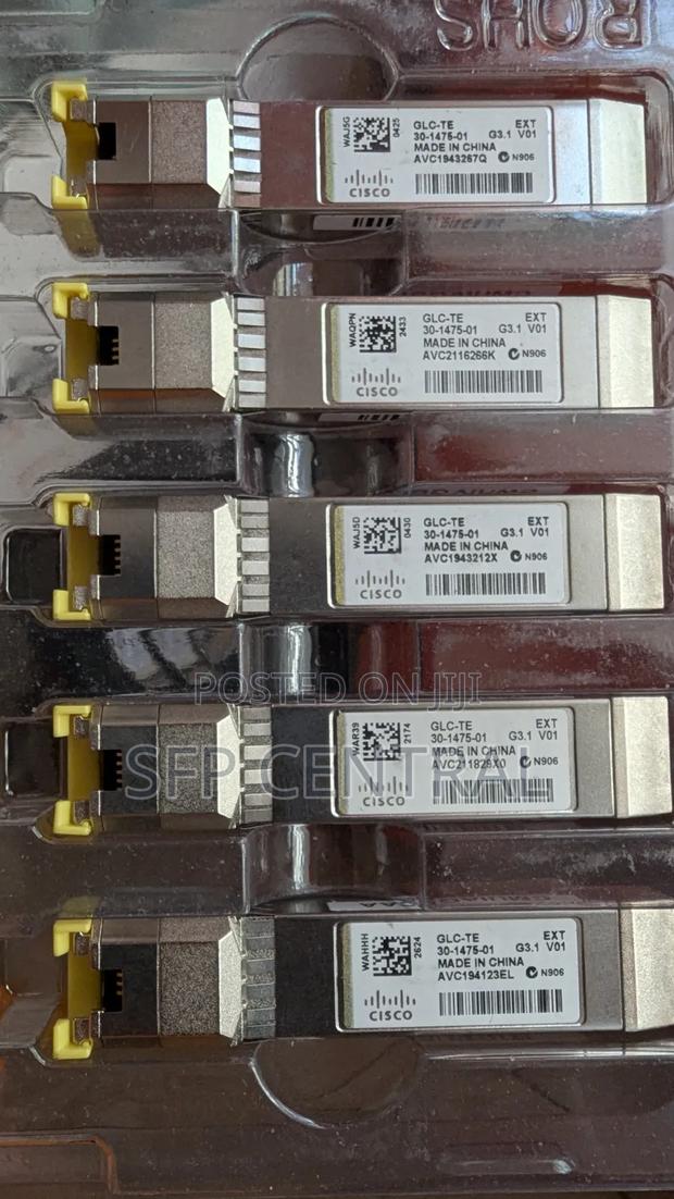 Cisco GLC-Te 1000base-T Standard Copper SFP Transceiver - thumbnail 7