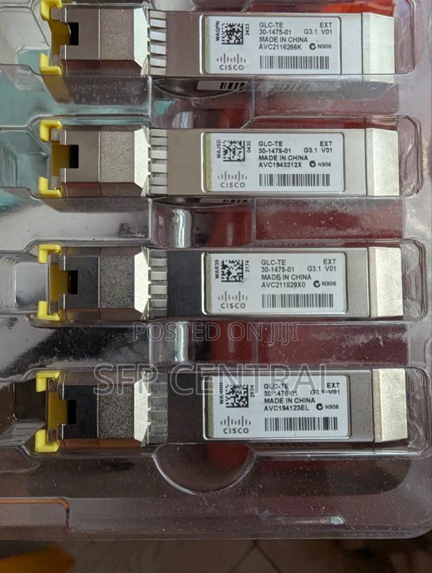 Cisco GLC-Te 1000base-T Standard Copper SFP Transceiver - thumbnail 8