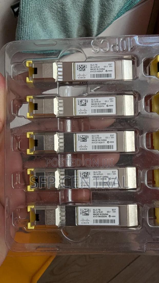 Cisco GLC-Te 1000base-T Standard Copper SFP Transceiver - thumbnail 2